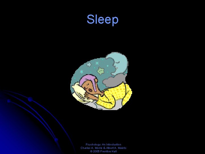 Sleep Psychology: An Introduction Charles A. Morris & Albert A. Maisto © 2005 Prentice