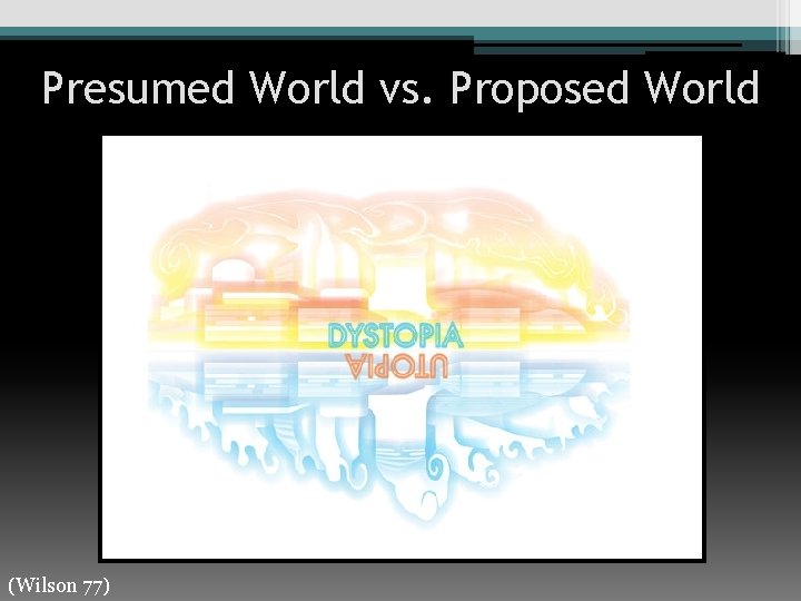 Presumed World vs. Proposed World (Wilson 77) 