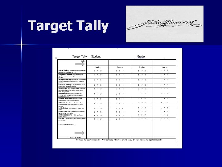 Target Tally 