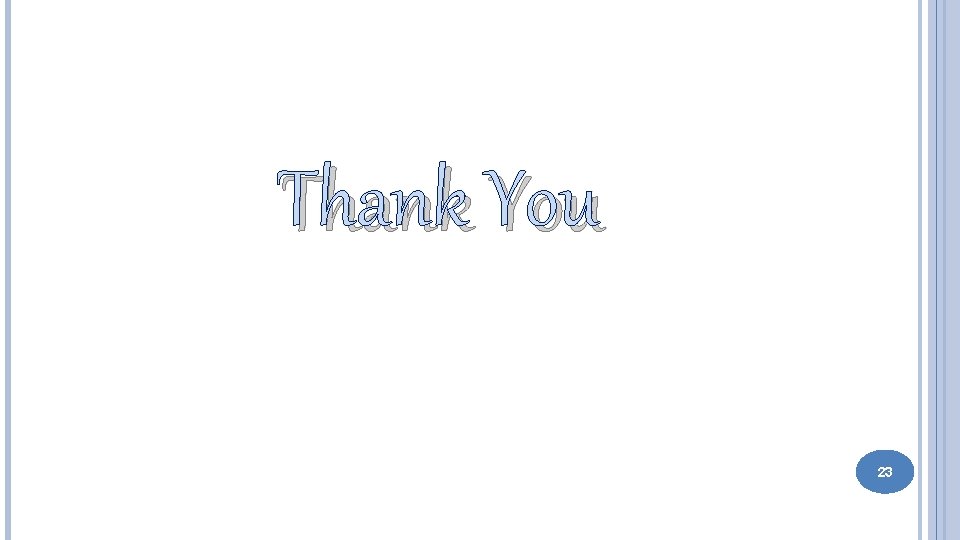 Thank You 23 