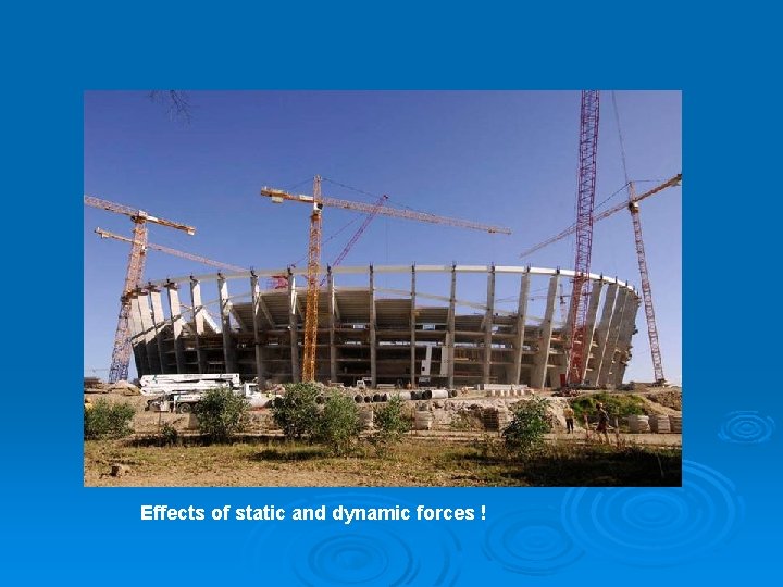 Effects of static and dynamic forces ! Effects of static and dynamic forces !