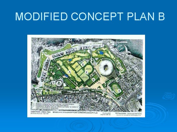 MODIFIED CONCEPT PLAN B MODIFIED CONCEPT PLAN B