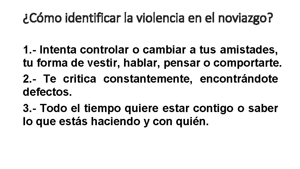 Qu es la violencia en el noviazgo Es