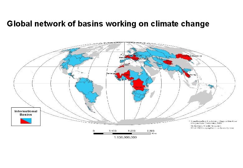 Global network of basins on climate changeon adaptation Global network ofworking basins working climate