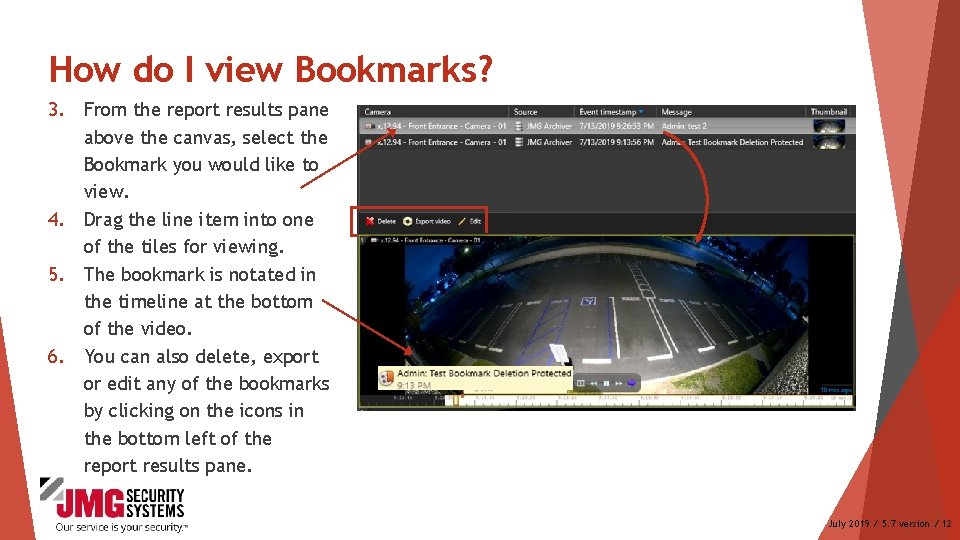 How do I view Bookmarks? 3. From the report results pane above the canvas, How do I view Bookmarks? 3. From the report results pane above the canvas,