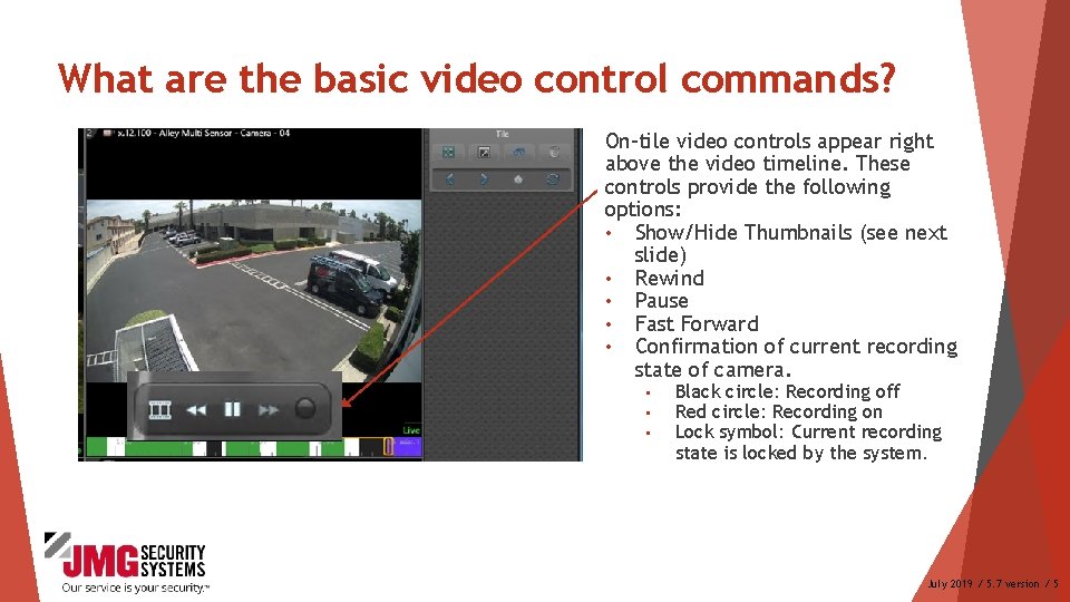 What are the basic video control commands? On-tile video controls appear right above the What are the basic video control commands? On-tile video controls appear right above the