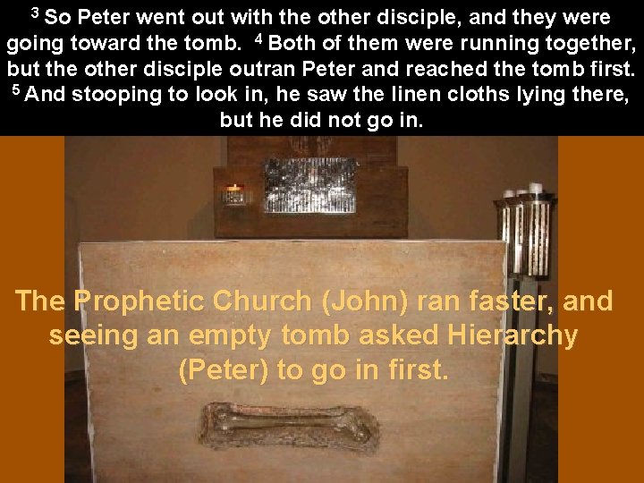 3 So Peter went out with the other disciple, and they were going toward