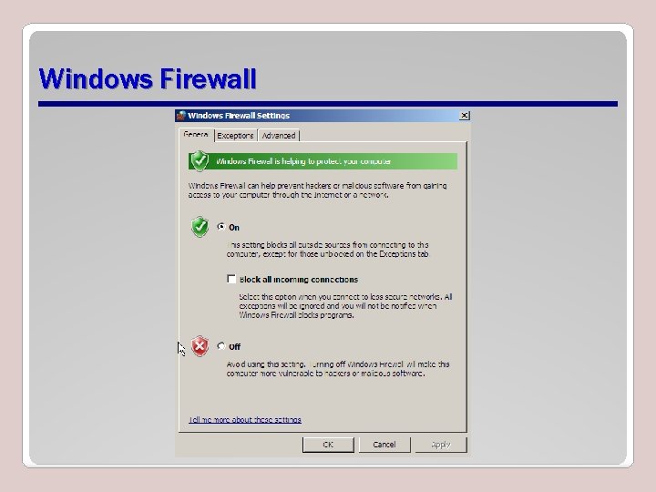 Windows Firewall 