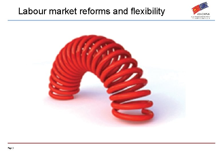 Labour market reforms and flexibility Page 3 
