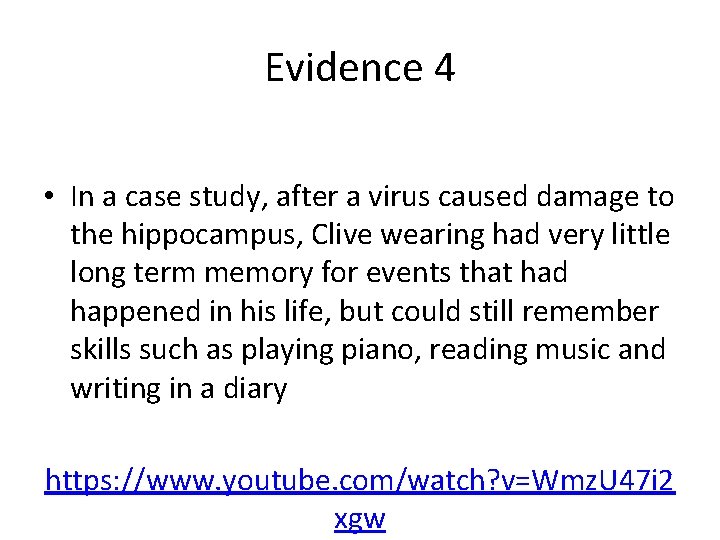 Evidence 4 • In a case study, after a virus caused damage to the