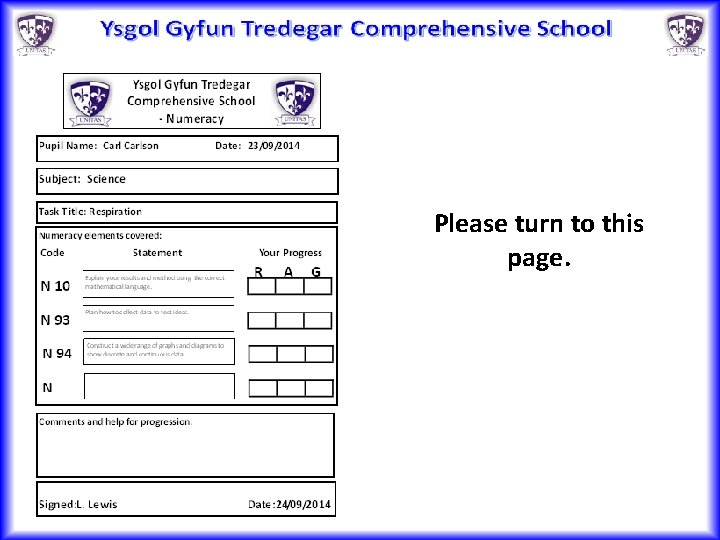 Please turn to this page. 