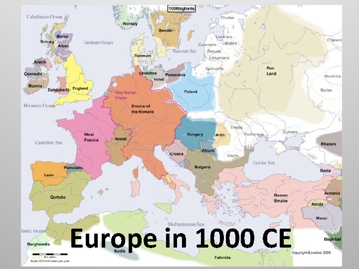 Europe in 1000 CE 
