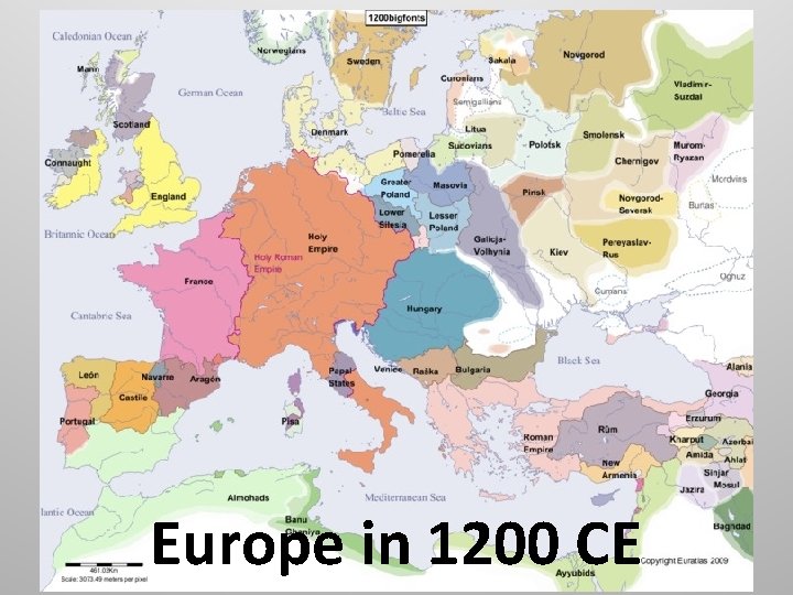 Europe in 1200 CE 