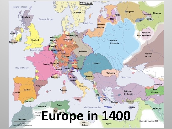 Europe in 1400 