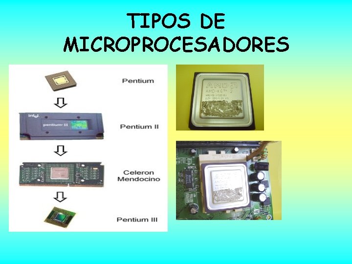 TIPOS DE MICROPROCESADORES 