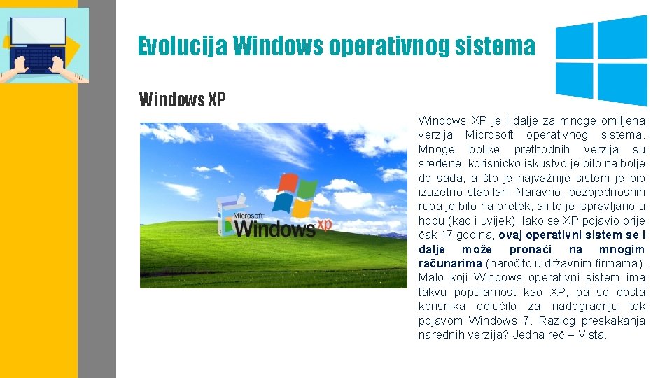 Evolucija Windows operativnog sistema Windows XP je i dalje za mnoge omiljena verzija Microsoft