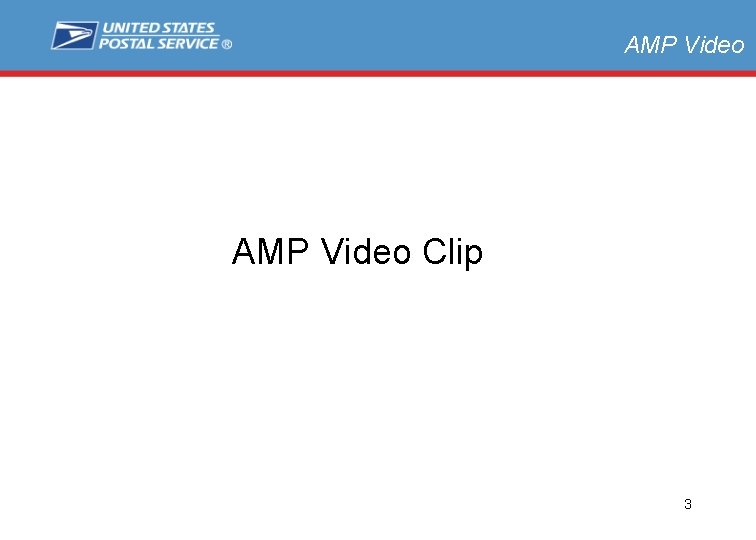 AMP Video Clip 3 