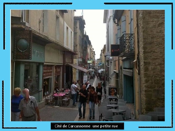 Cité de Carcassonne une petite rue 