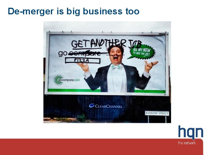 De-merger is big business too 