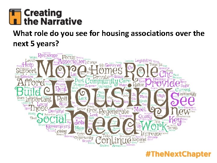 What role do you see for housing associations over the next 5 years? 