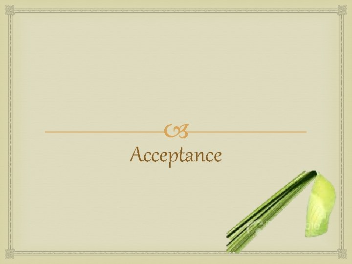  Acceptance 