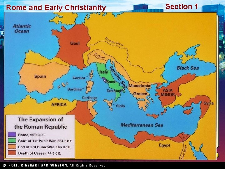 Rome and Early Christianity Section 1 