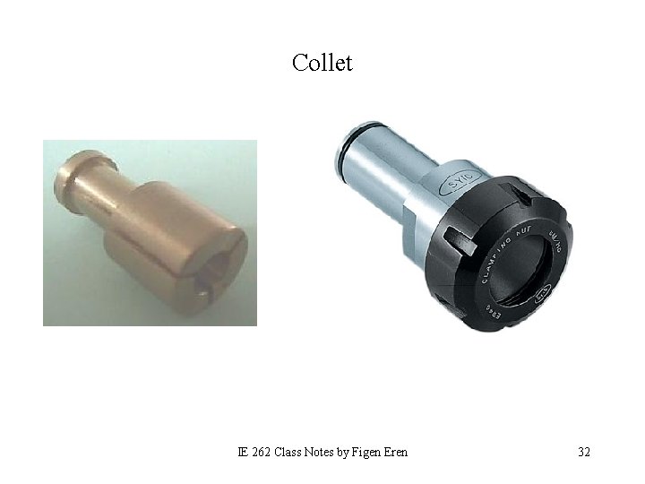 Collet IE 262 Class Notes by Figen Eren 32 