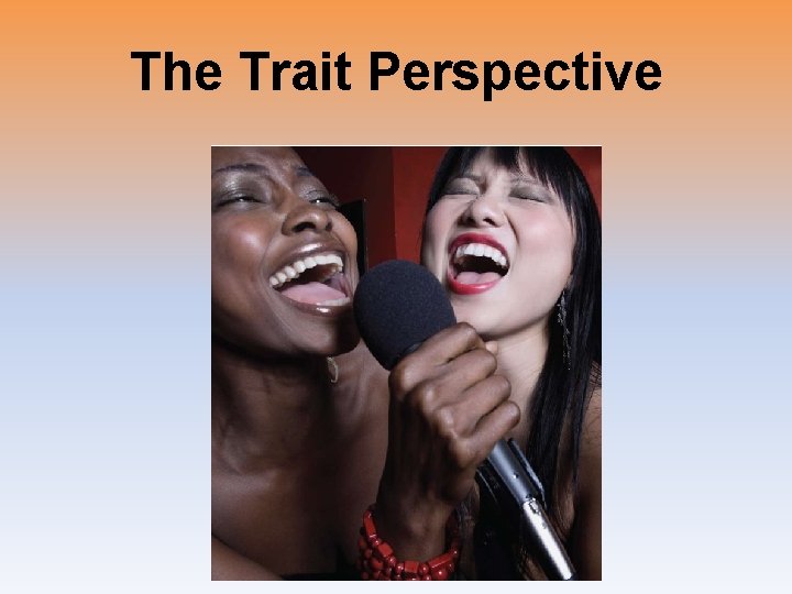 The Trait Perspective 