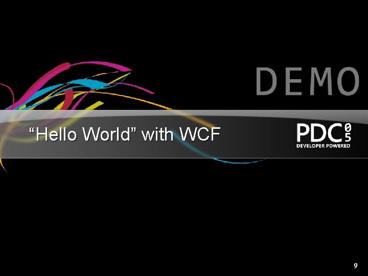 “Hello World” with WCF 9 