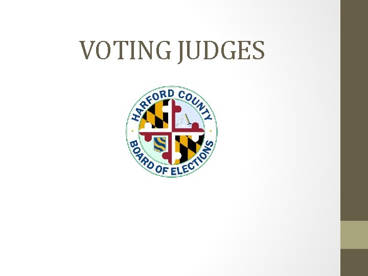 VOTING JUDGES 