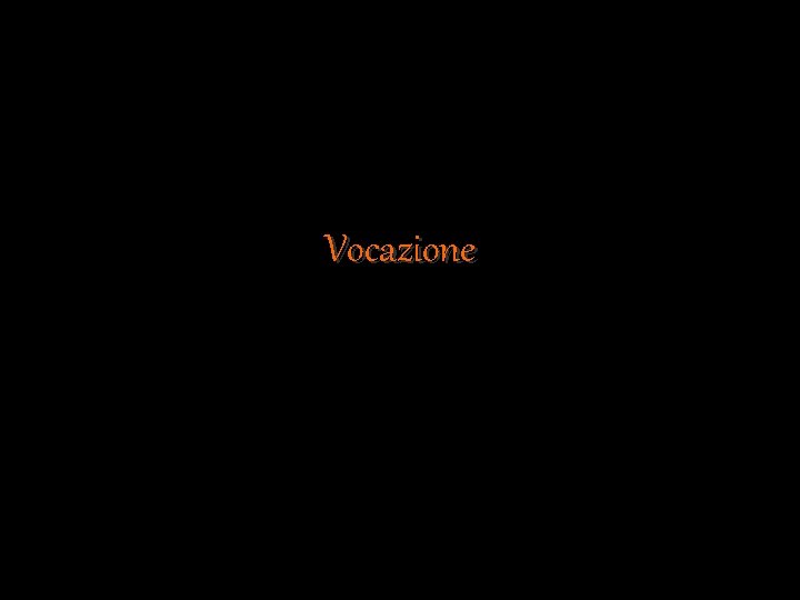 Vocazione 