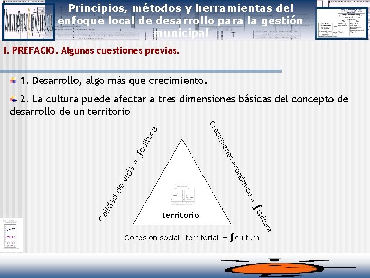 Principios, métodos y herramientas del enfoque local de desarrollo para la gestión municipal I.