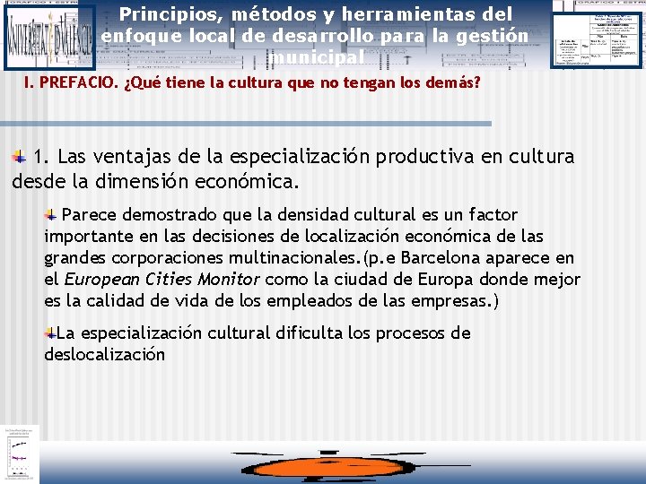 Principios, métodos y herramientas del enfoque local de desarrollo para la gestión municipal I.