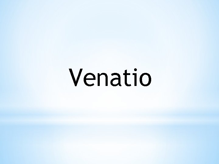 Venatio 