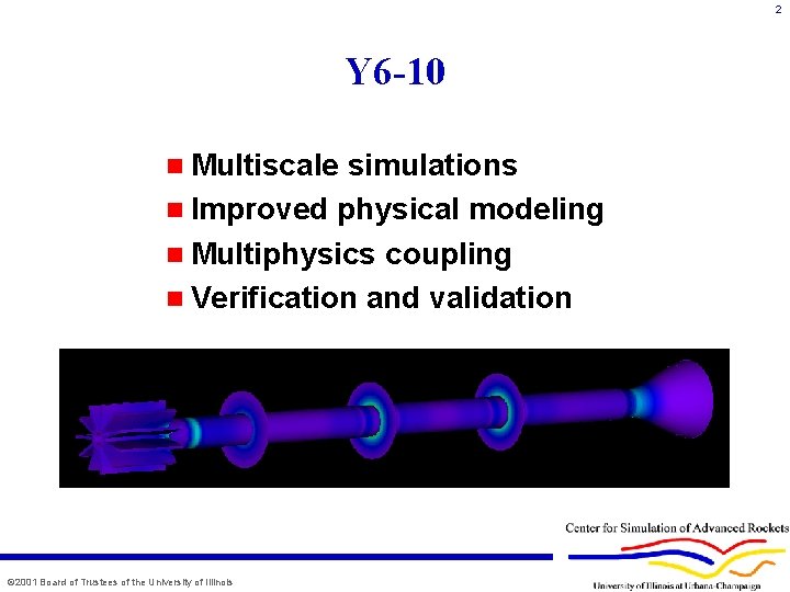 2 Y 6 -10 n Multiscale simulations n Improved physical modeling n Multiphysics coupling