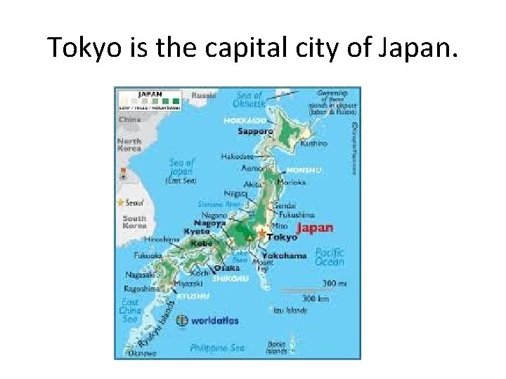 Tokyo is the capital city of Japan. 