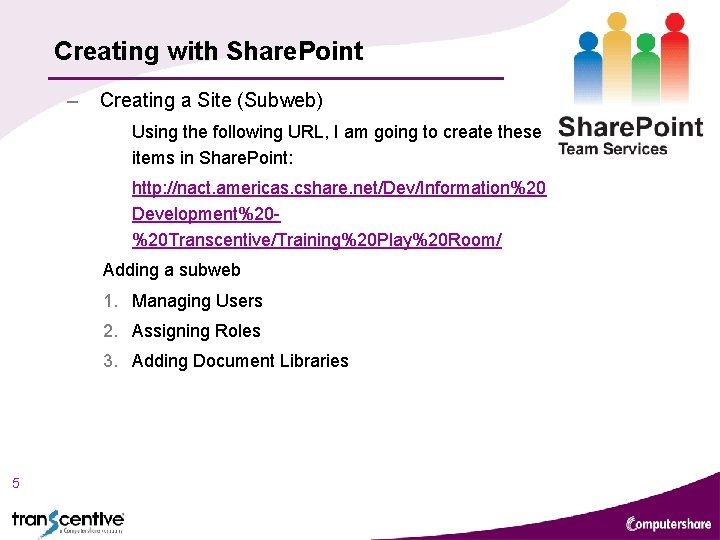 Creating with Share. Point – Creating a Site (Subweb) Using the following URL, I Creating with Share. Point – Creating a Site (Subweb) Using the following URL, I