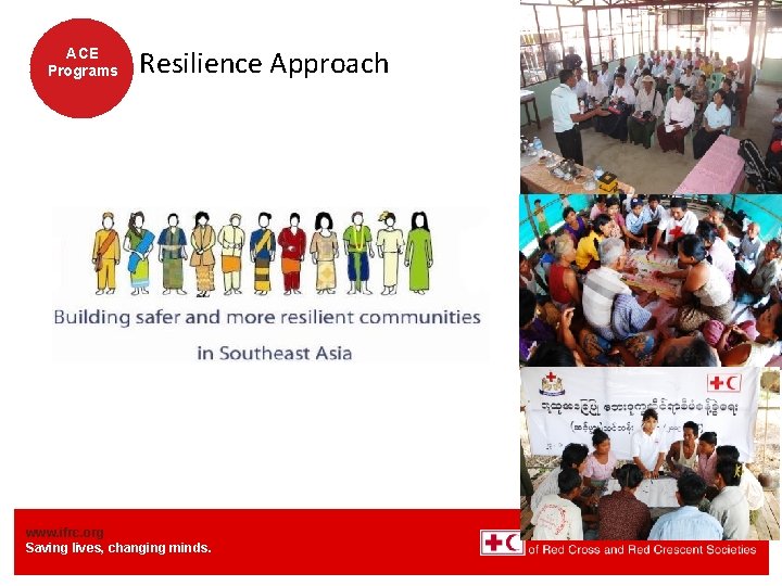 ACE Programs Resilience Approach www. ifrc. org Saving lives, changing minds. 