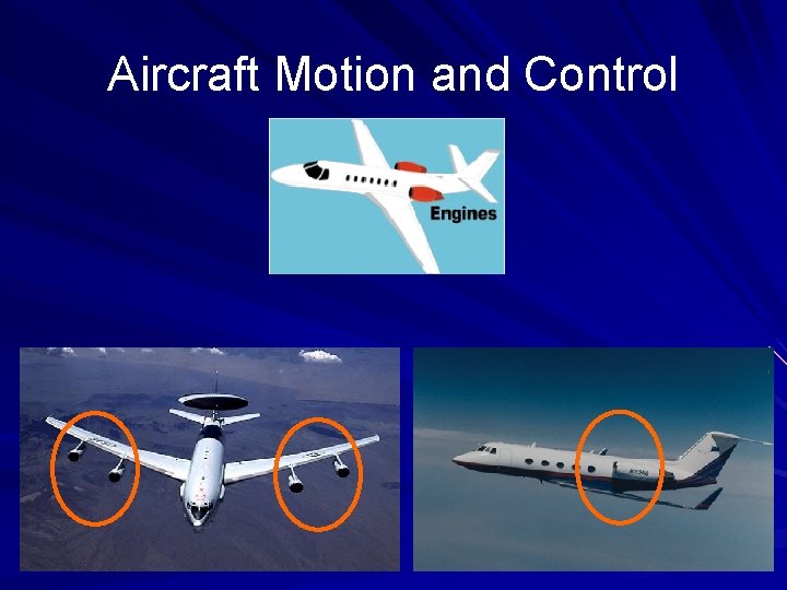 Aircraft Motion and Control 