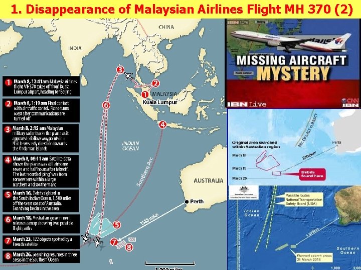 1. Disappearance of Malaysian Airlines Flight MH 370 (2) 20 