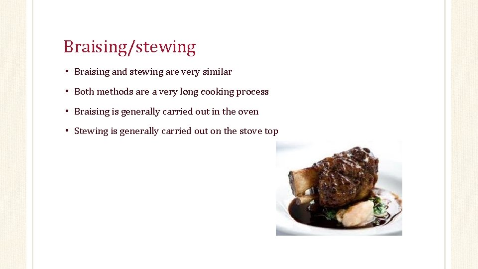 Title with Pictures Layout Subtitle Moist Cooking Methods