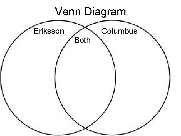 Venn Diagram Eriksson Columbus Both 