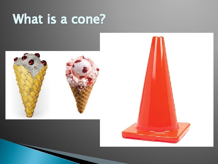 What is a cone? 