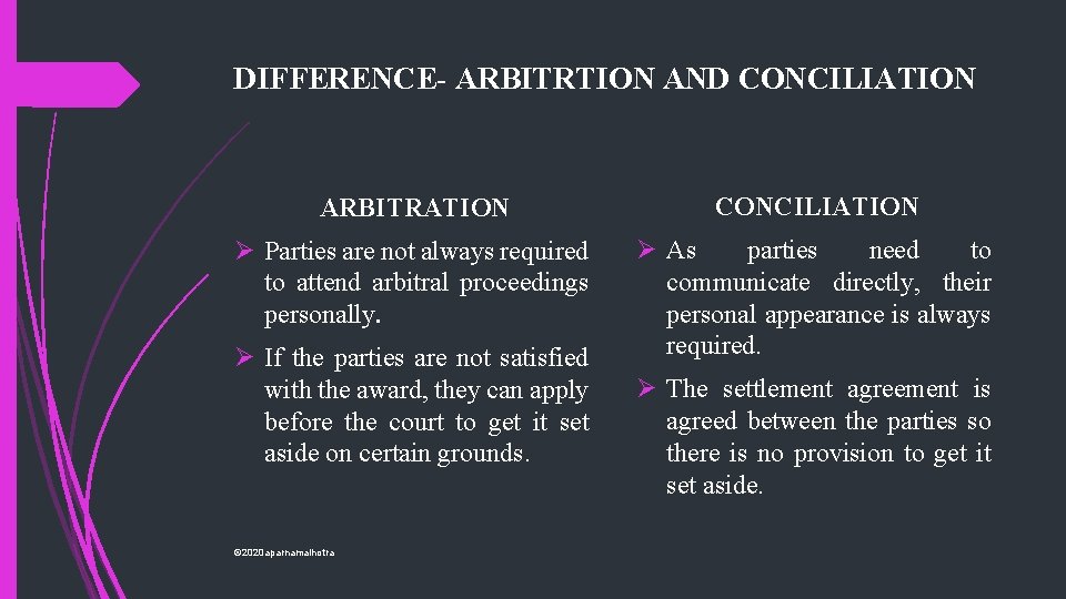 ARBITRATION AND CONCILIATION ACT 1996 an overview With