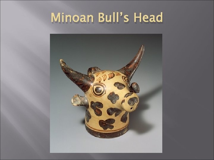 Minoan Bull’s Head 