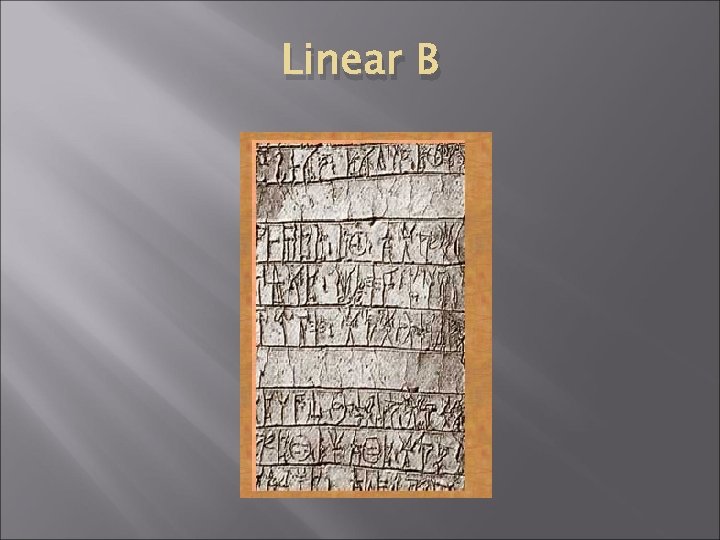 Linear B 