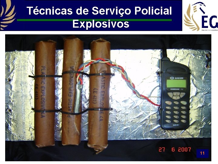 Técnicas de Serviço Policial Explosivos 11 