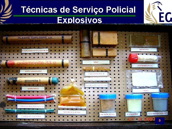 Técnicas de Serviço Policial Explosivos 9 