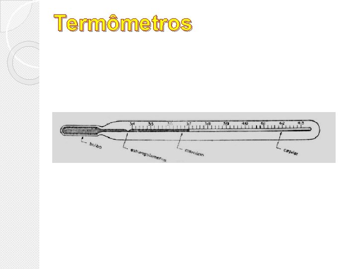 Termômetros 