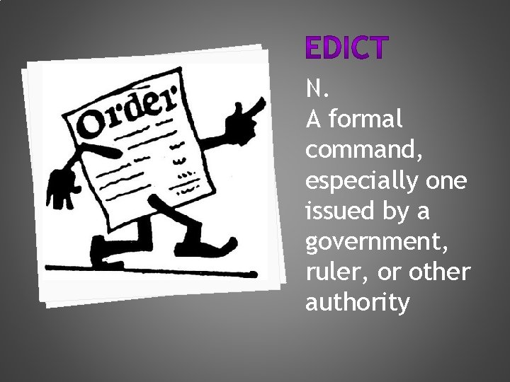 Vocabulary waiflike insinuate annihilate edict ghetto delusion ...